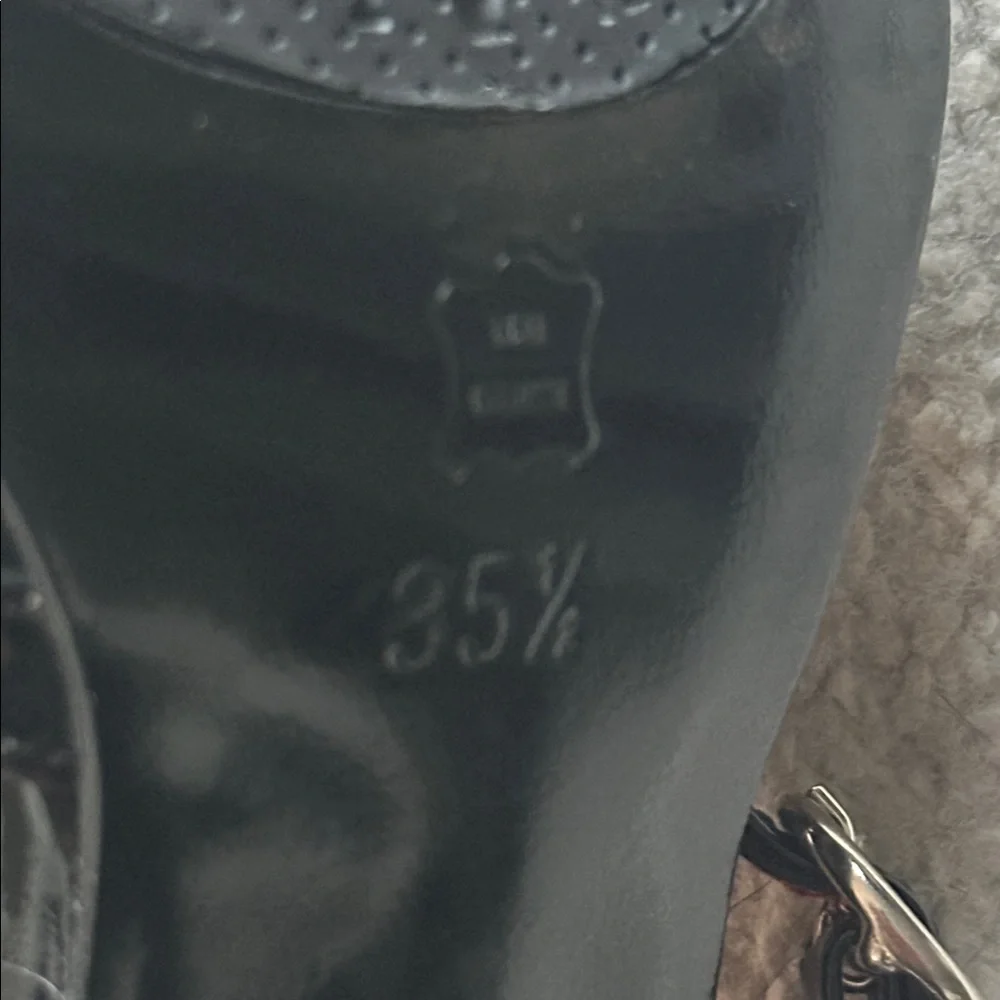 Free Lance Paris black pointy toe heels size 35.5 - Picture 5 of 6